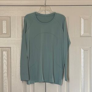 Lululemon Swiftly Long Sleeve Tee Hip Length Hazy Jade